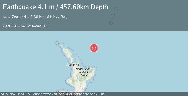 Map of SOUTH OF KERMADEC ISLANDS