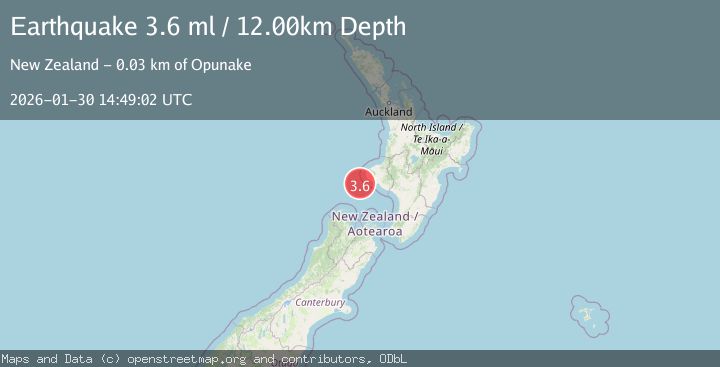 Map of OFF W. COAST OF N. ISLAND, N.Z.