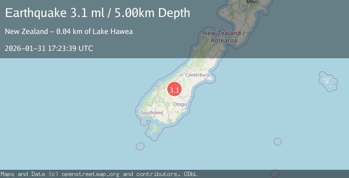 Map of SOUTH ISLAND OF NEW ZEALAND