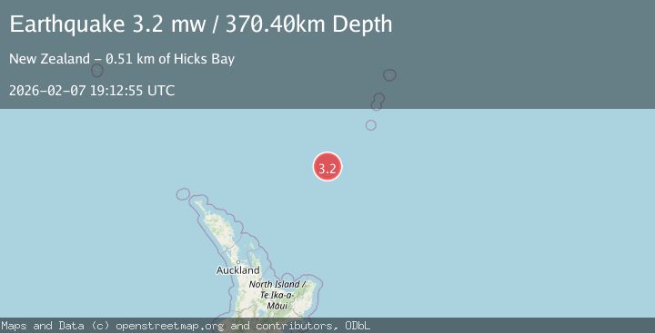 Map of SOUTH OF KERMADEC ISLANDS