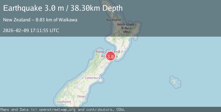 Map of COOK STRAIT, NEW ZEALAND