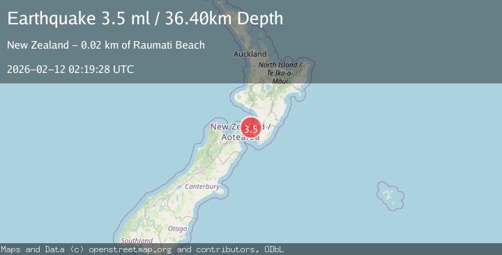 Map of COOK STRAIT, NEW ZEALAND