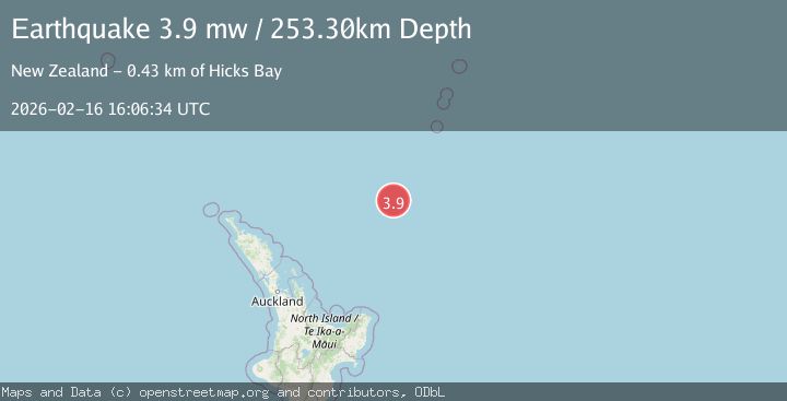 Map of SOUTH OF KERMADEC ISLANDS