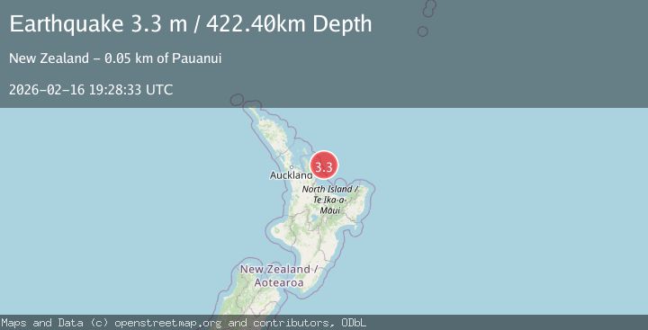 Map of OFF E. COAST OF N. ISLAND, N.Z.