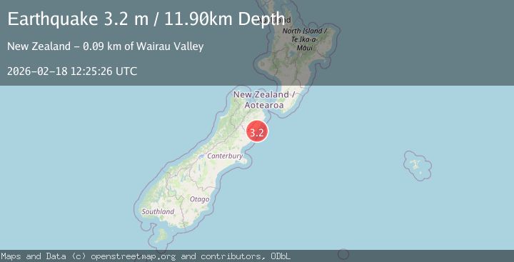 Map of SOUTH ISLAND OF NEW ZEALAND