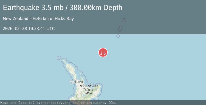 Map of SOUTH OF KERMADEC ISLANDS