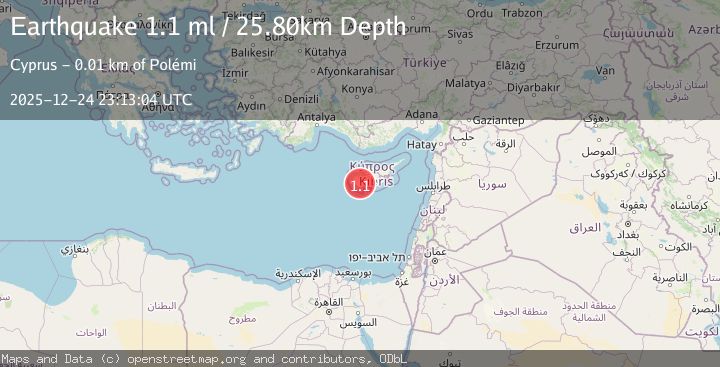 Map of CYPRUS REGION