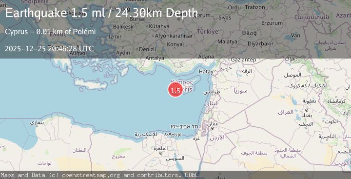 Map of CYPRUS REGION