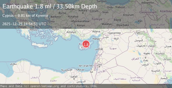 Map of CYPRUS REGION