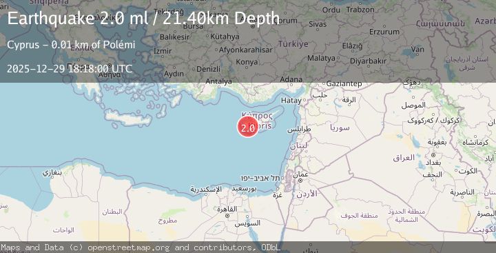 Map of CYPRUS REGION