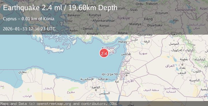 Map of CYPRUS REGION
