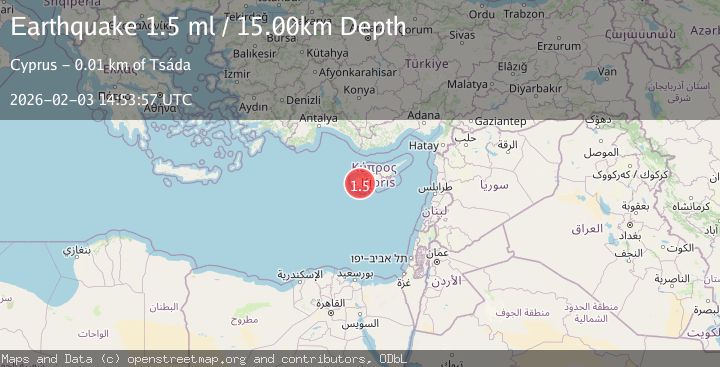 Map of CYPRUS REGION