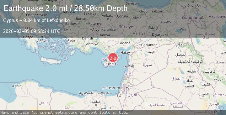 Map of CYPRUS REGION