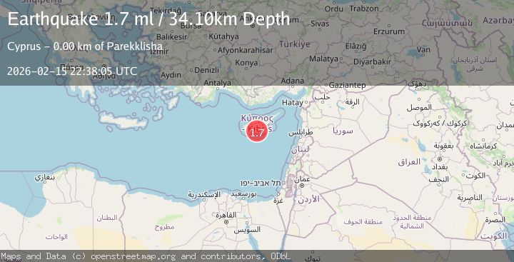 Map of CYPRUS REGION