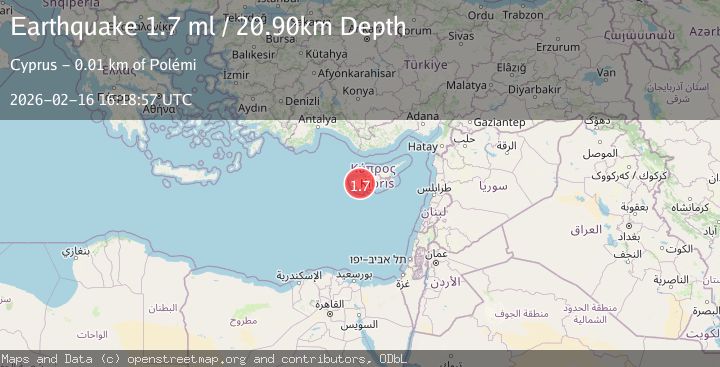 Map of CYPRUS REGION