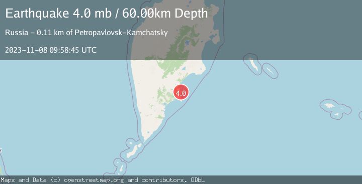 Map of NEAR EAST COAST OF KAMCHATKA