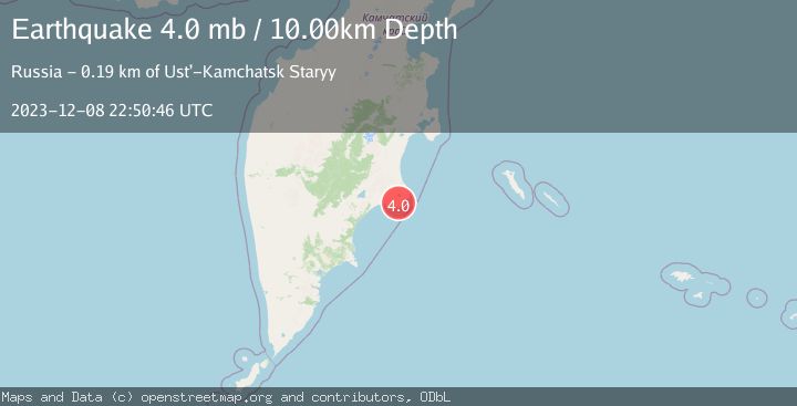 Map of NEAR EAST COAST OF KAMCHATKA