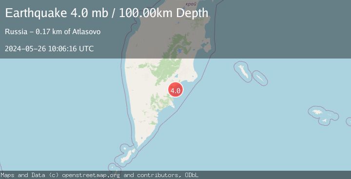Map of NEAR EAST COAST OF KAMCHATKA