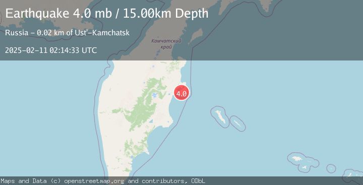 Map of NEAR EAST COAST OF KAMCHATKA