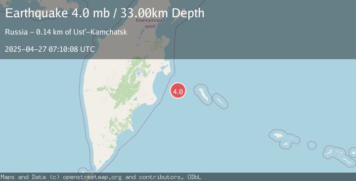 Map of KOMANDORSKIYE OSTROVA REGION