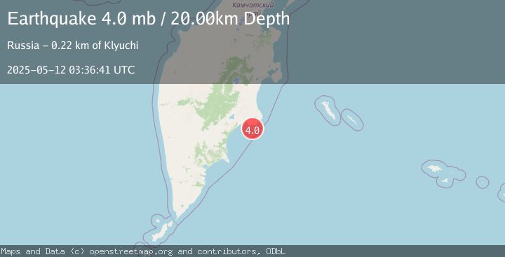 Map of NEAR EAST COAST OF KAMCHATKA