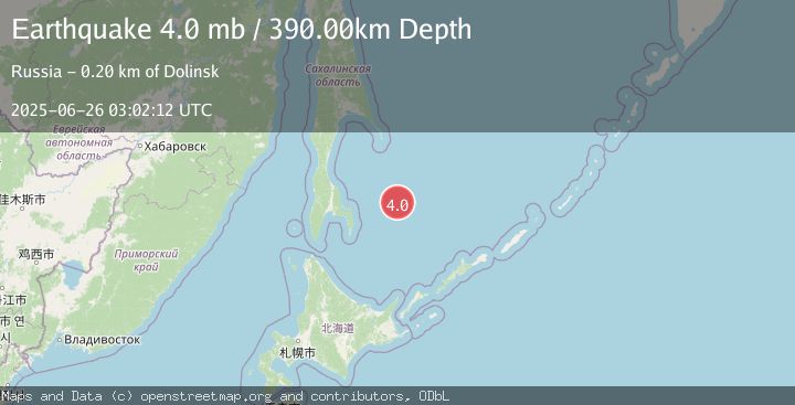 Map of SEA OF OKHOTSK