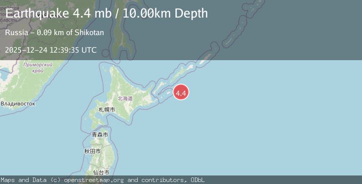 Map of KURIL ISLANDS