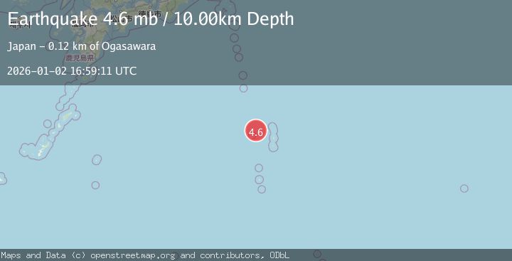 Map of BONIN ISLANDS, JAPAN REGION