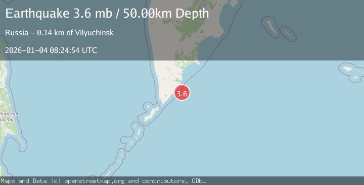 Map of NEAR EAST COAST OF KAMCHATKA