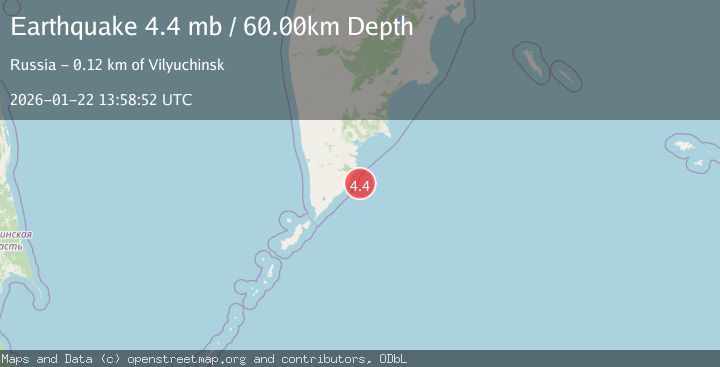 Map of NEAR EAST COAST OF KAMCHATKA