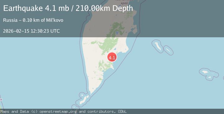 Map of NEAR EAST COAST OF KAMCHATKA