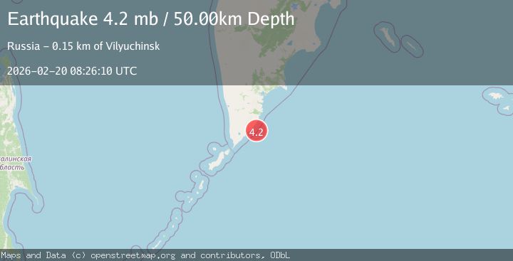 Map of NEAR EAST COAST OF KAMCHATKA