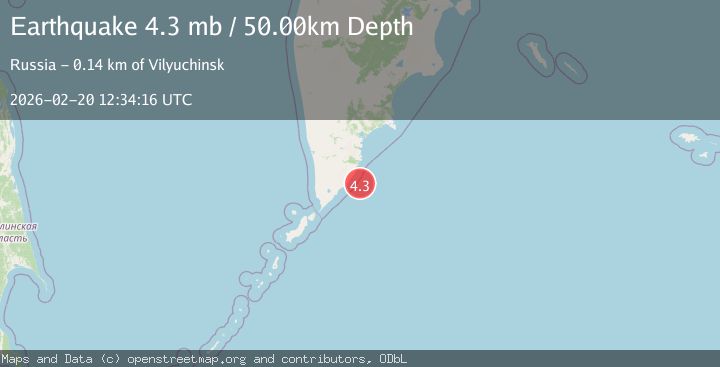 Map of NEAR EAST COAST OF KAMCHATKA