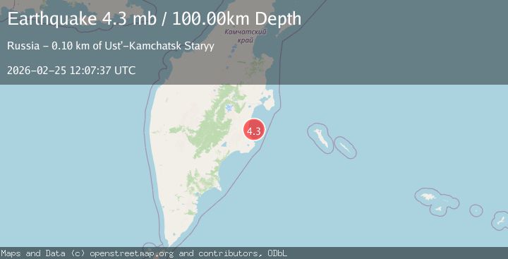 Map of NEAR EAST COAST OF KAMCHATKA