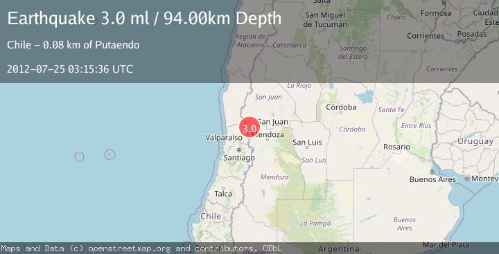 Map of SAN JUAN, ARGENTINA