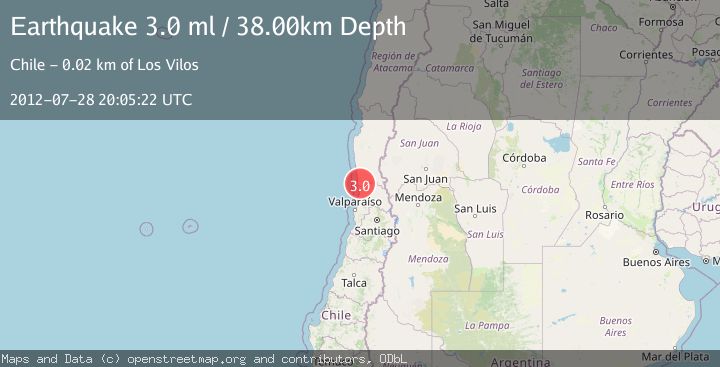 Map of COQUIMBO, CHILE