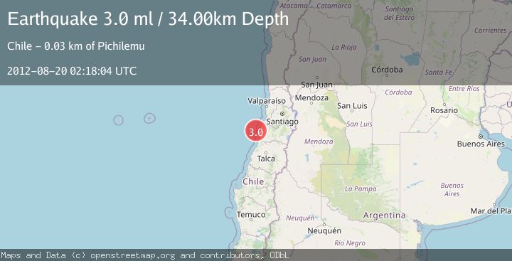 Map of OFFSHORE O'HIGGINS, CHILE
