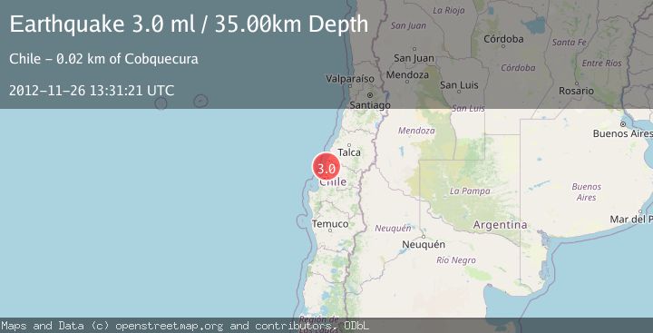 Map of BIO-BIO, CHILE