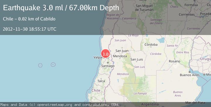 Map of VALPARAISO, CHILE