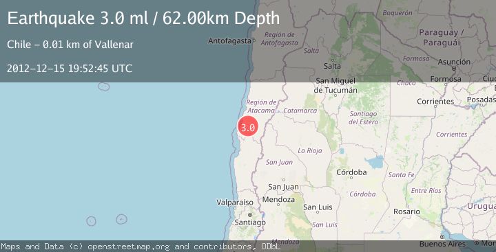 Map of ATACAMA, CHILE