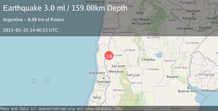 Map of SAN JUAN, ARGENTINA