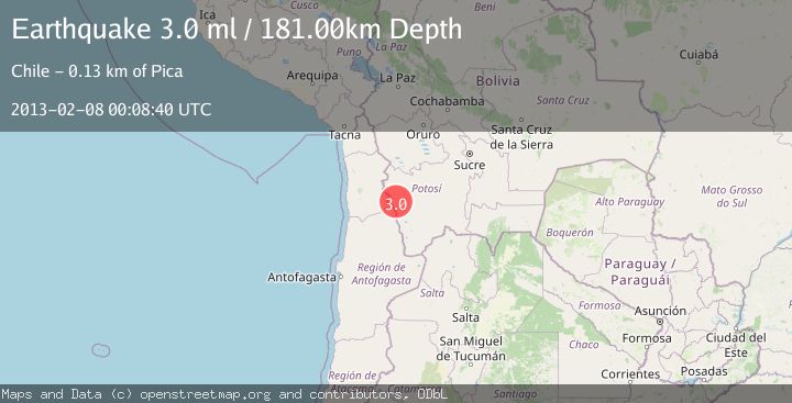 Map of POTOSI, BOLIVIA
