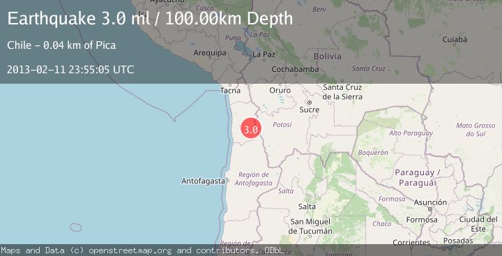 Map of TARAPACA, CHILE