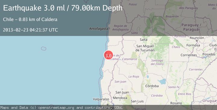 Map of ATACAMA, CHILE