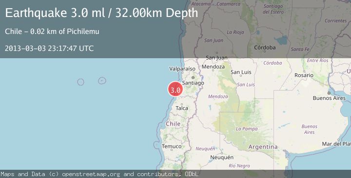 Map of OFFSHORE O'HIGGINS, CHILE