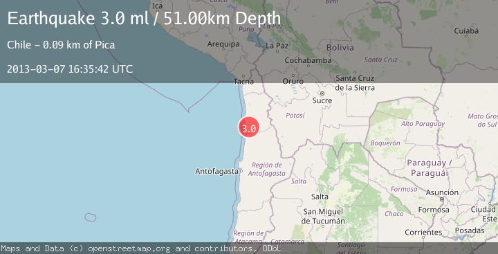 Map of TARAPACA, CHILE