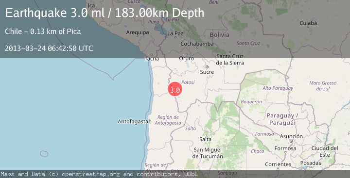 Map of POTOSI, BOLIVIA