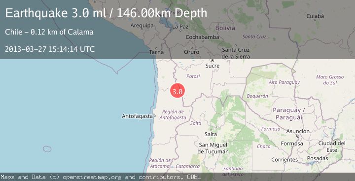 Map of ANTOFAGASTA, CHILE