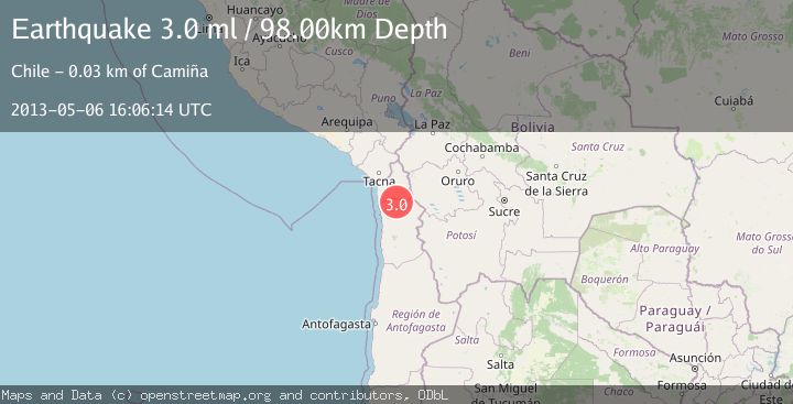 Map of TARAPACA, CHILE