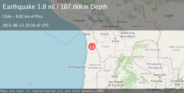 Map of TARAPACA, CHILE
